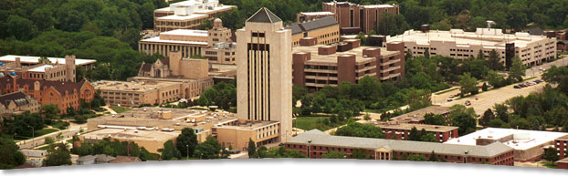 aerial view of campus